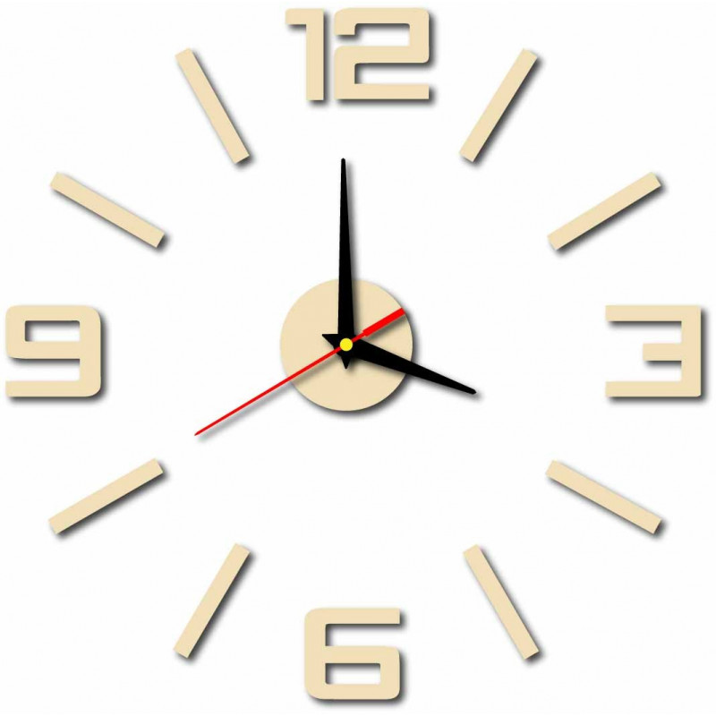 Modern műanyag falióra. Saját gyártású, X-momo