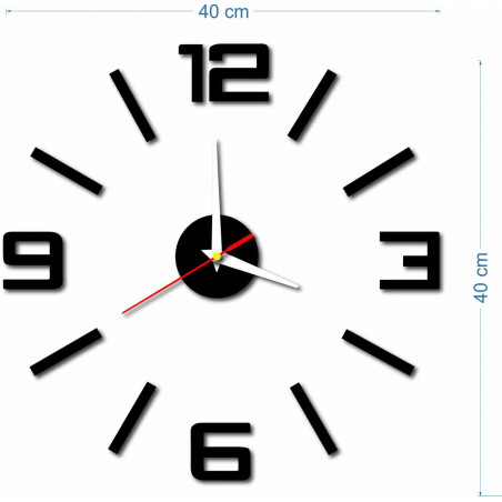 Műanyagból készült faliórák méretei. Trendi órák képként.