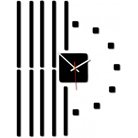 Modern műanyag falióra. Saját gyártású, X-momo