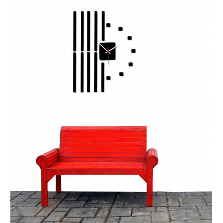 Modern műanyag falióra. Saját gyártású, X-momo