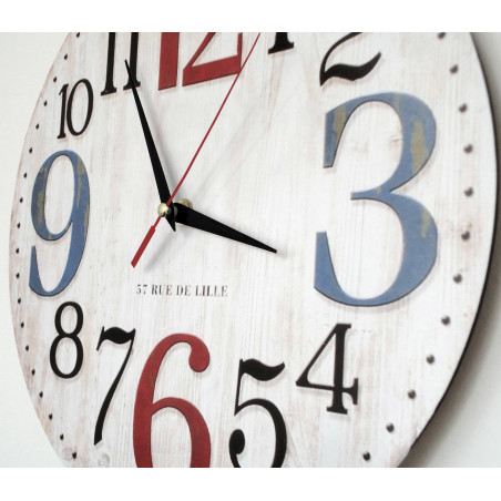 Fából készült óra kép ROSE . Fi 34 cm Fából készült óra kép ROSE . Fi 34 cm