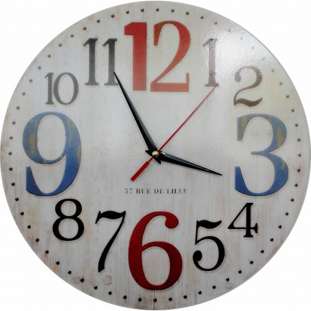 Fából készült óra kép ROSE . Fi 34 cm Fából készült óra kép ROSE . Fi 34 cm