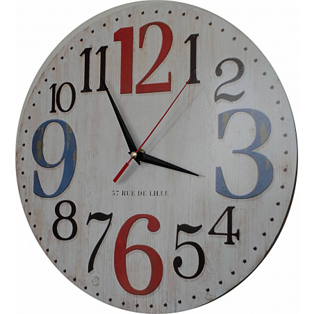 Fából készült óra kép ROSE . Fi 34 cm Fából készült óra kép ROSE . Fi 34 cm