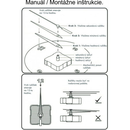 Modern, öntapadós falitüköróra, fekete színben