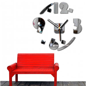 Modern óra a falon műanyagból készült. Saját gyártás, az X-momo