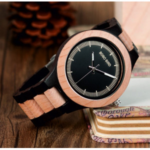 Stylish wristwatch from wood - ASTOR