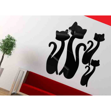 Dekoratív tükrök. Tükör matricákat a falra, mint egy kép vagy díszítés, 3D akril matrica