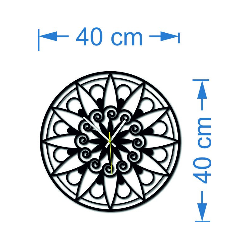 Vintage falióra, Vintage konyhai óra ajándékként, 3D falióra, 3D falióra