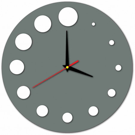 Modern műanyag falióra. Saját gyártású, X-momo