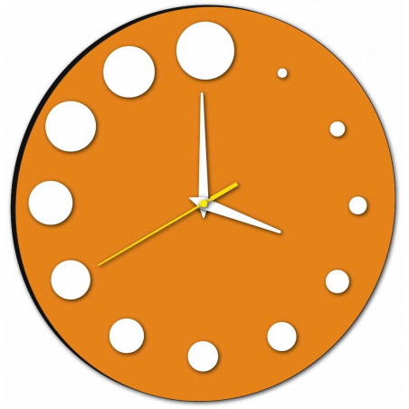 Modern műanyag falióra. Saját gyártású, X-momo