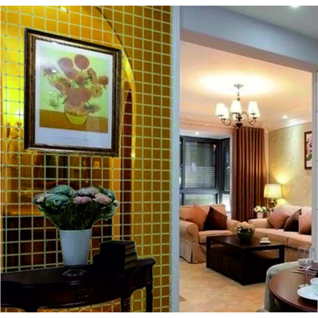 Dekoratív tükrök. Tükör falmatrica, képként vagy dekorációként, 3d akril matrica