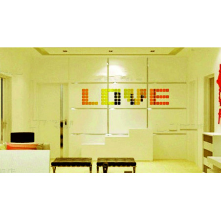 Dekoratív tükrök. Tükörmatricák falra, képként vagy dekorációként, 3D akril matrica