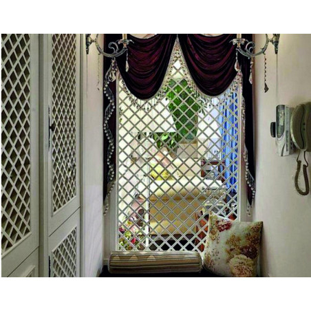 Dekoratív tükrök. Tükörmatricák falra, képként vagy dekorációként, 3D akrilmatrica