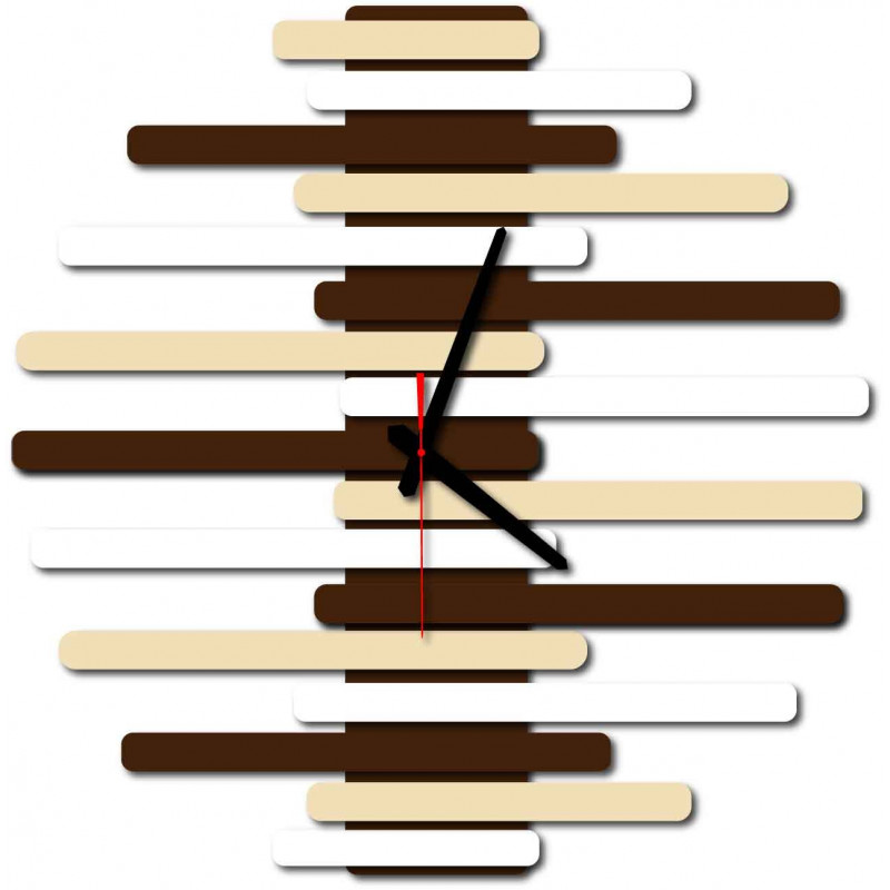 Modern falióra műanyagból. Saját gyártású, X-momo