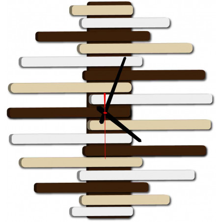 Modern falióra műanyagból. Saját gyártású, X-momo