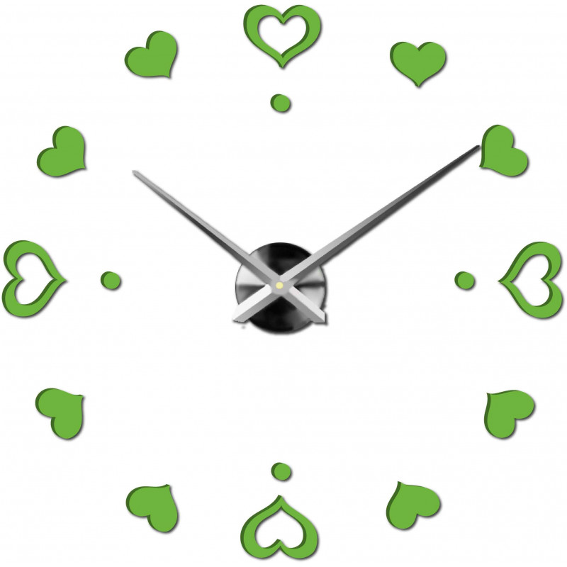 Öntapadós falióra, luxus óra stenten, műanyag óra