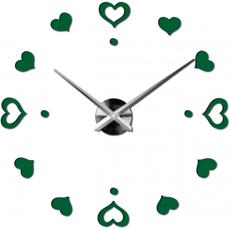 Öntapadós falióra, luxus óra stenten, műanyag óra