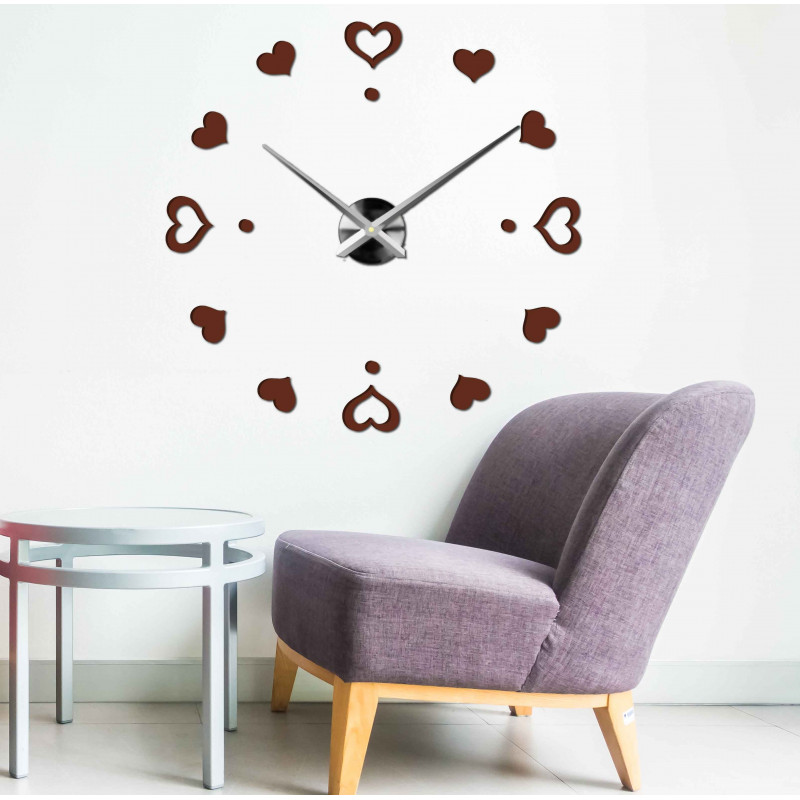 Öntapadós falióra, luxus óra stenten, műanyag óra