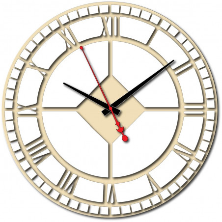 Modern műanyag falióra. Saját gyártású, X-momo