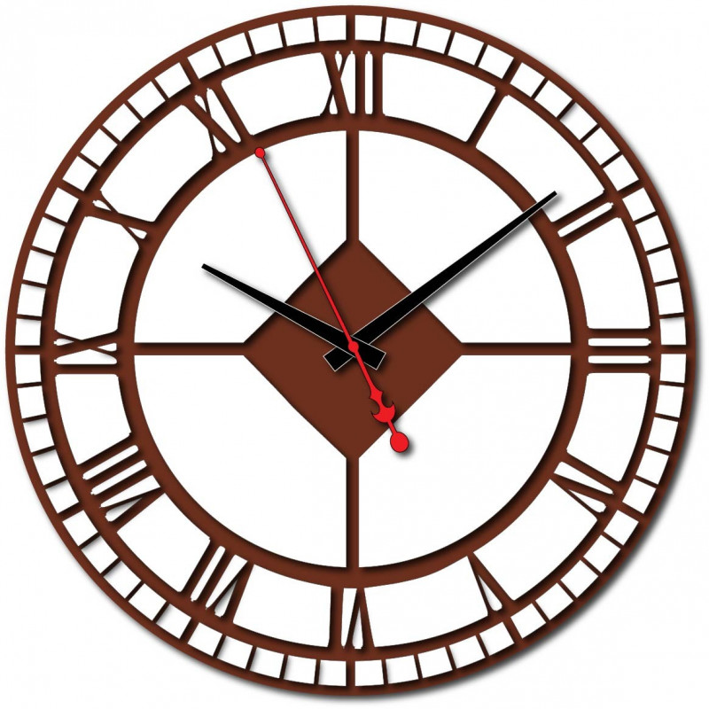 Modern műanyag falióra. Saját gyártású, X-momo