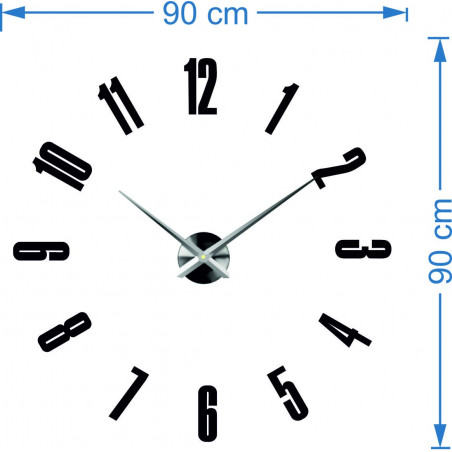 Méretei fali matrica óra, desing falióra