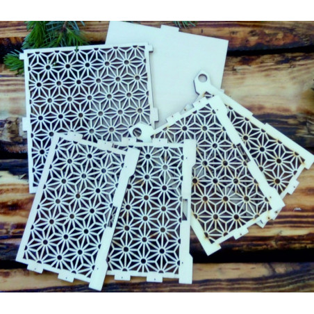 Fa- és műanyag díszek, karácsonyi díszek, fából készült vintage kiegészítők