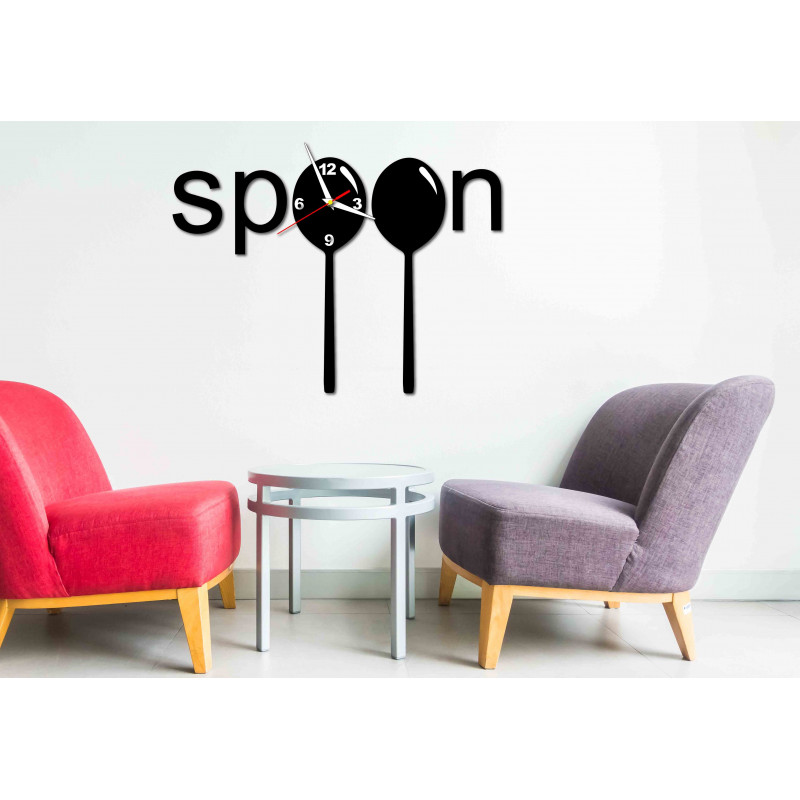 Modern óra a falon műanyagból készült. Saját gyártás, az X-momo