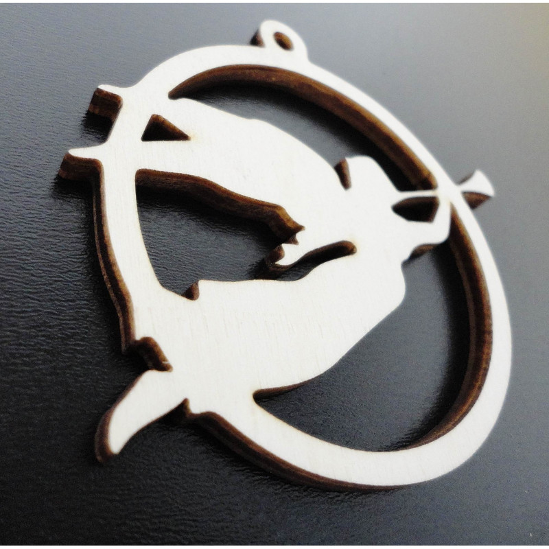 Fa és műanyag díszek, karácsonyfadíszek, fa vintage kiegészítők