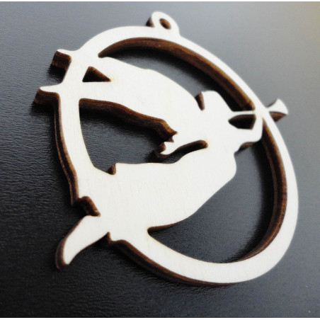 Fa és műanyag díszek, karácsonyfadíszek, fa vintage kiegészítők