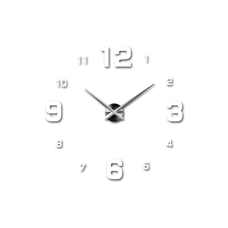 Öntapadós falióra, luxus óra stenten, műanyag óra