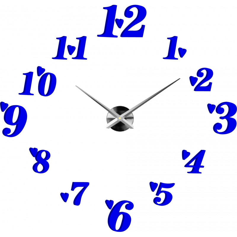 Öntapadós falióra, luxus óra stenten, műanyag óra