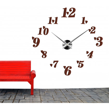 Öntapadós falióra, luxus óra stenten, műanyag óra