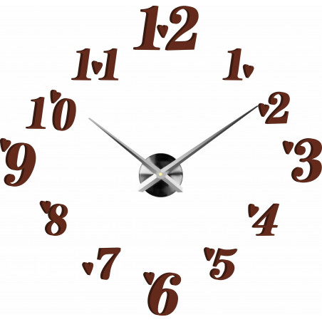 Öntapadós falióra, luxus óra stenten, műanyag óra