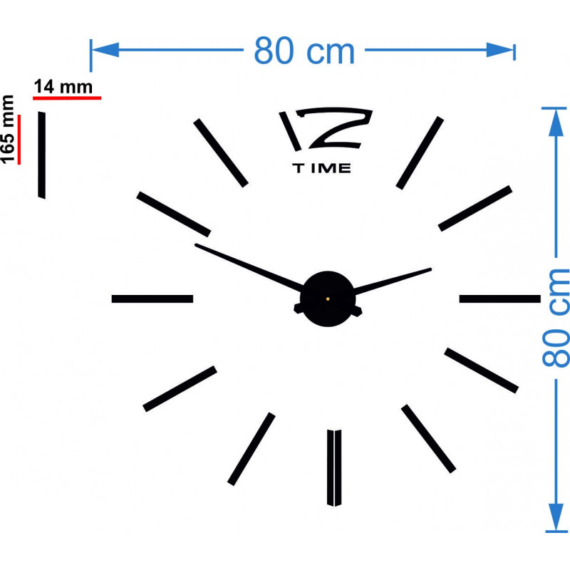 Modern falióra, fából készült falióra, rétegelt lemez