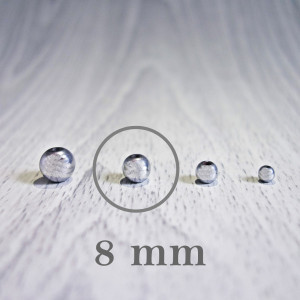 Hematit fény - gyöngy ásvány - FI 6 mm