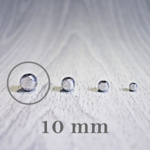 Hematit fény - gyöngy ásvány - FI 8 mm