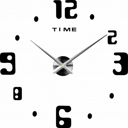 Modern falióra nagy számokkal és minimalista dizájnnal.