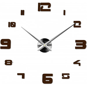 Modern Adhesive Wall Clocks 3d Clock