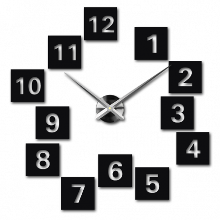 Öntapadós falióra, luxus óra stenten, műanyag óra