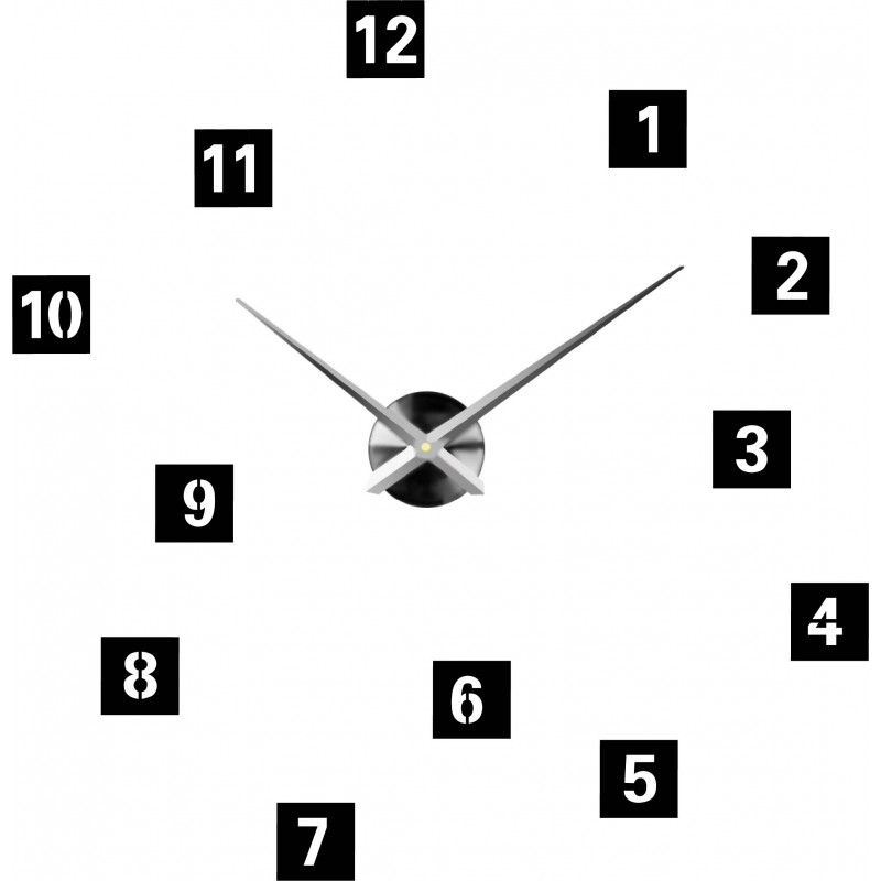 Öntapadós falióra, luxus óra stenten, műanyag óra