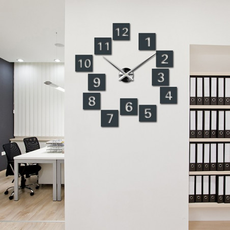 Öntapadós falióra, luxus óra stenten, műanyag óra