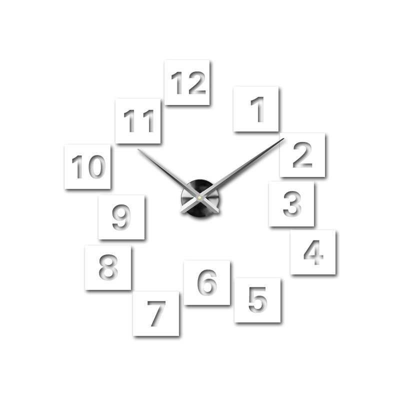 Öntapadós falióra, luxus óra stenten, műanyag óra