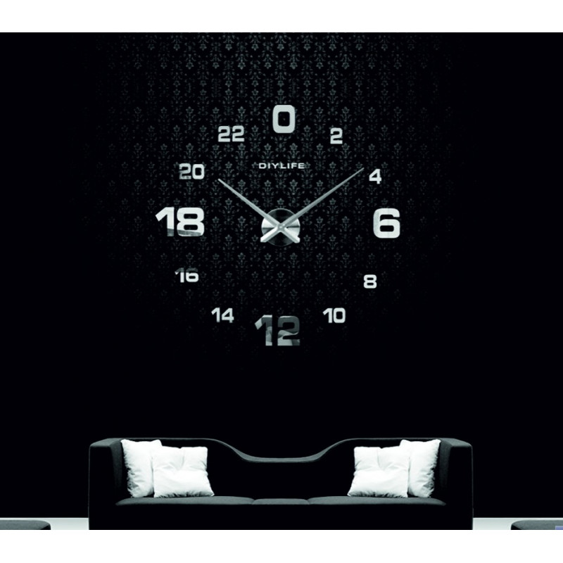 Öntapadós falióra, luxus óra stenten, műanyag óra