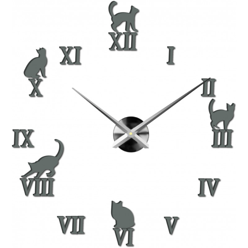 Öntapadós falióra, luxus óra stenten, műanyag óra