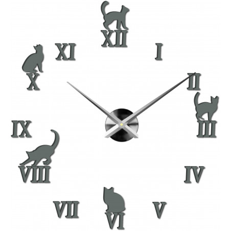 Öntapadós falióra, luxus óra stenten, műanyag óra