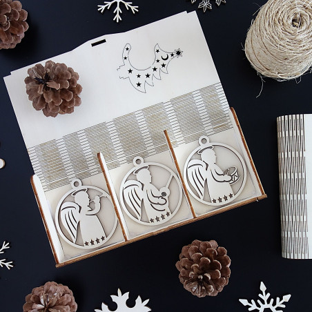 Karácsonyi díszek, 1 db set-18 db