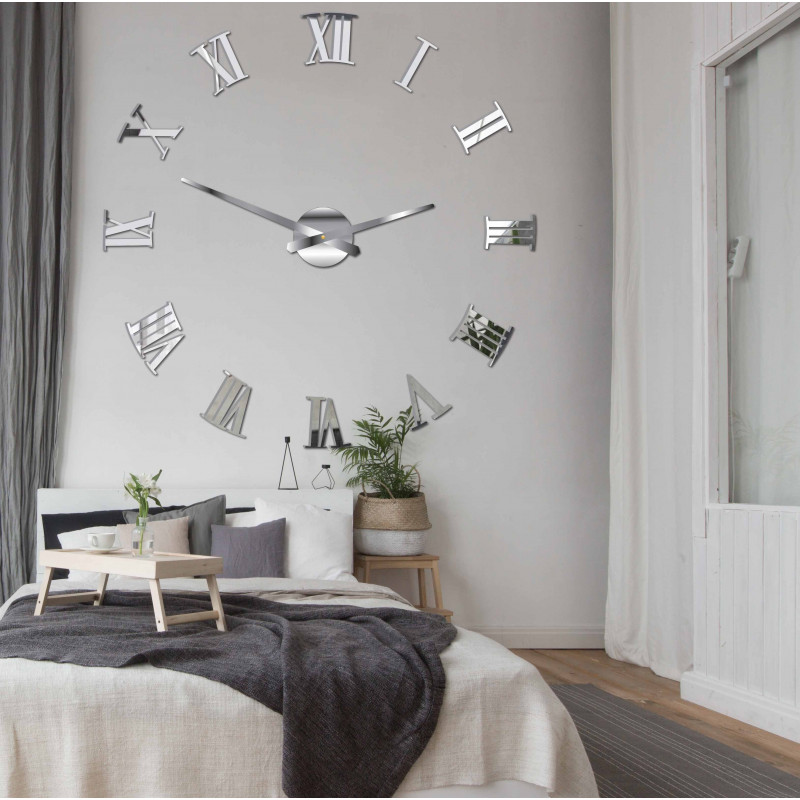 Öntapadós falióra római 2D plexiüvegből