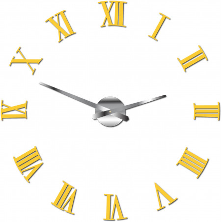 Öntapadós falióra római 2D plexiüvegből