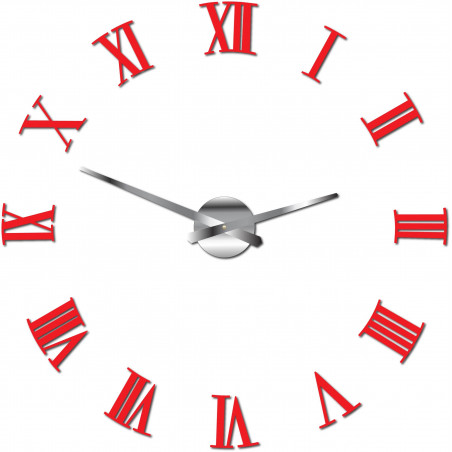 Öntapadós falióra római 2D plexiüvegből