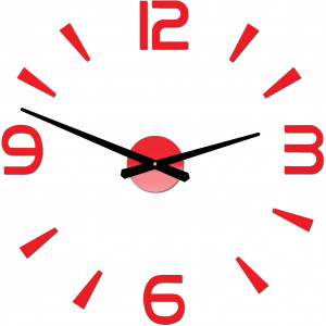 Modern falióra öntapadós Stor 2D plexi 2